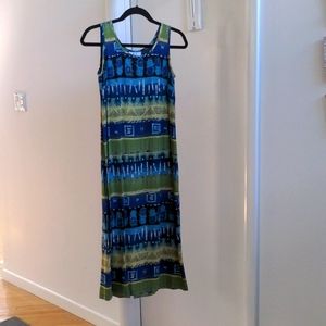 Petite maxi summer  sleeveless dress